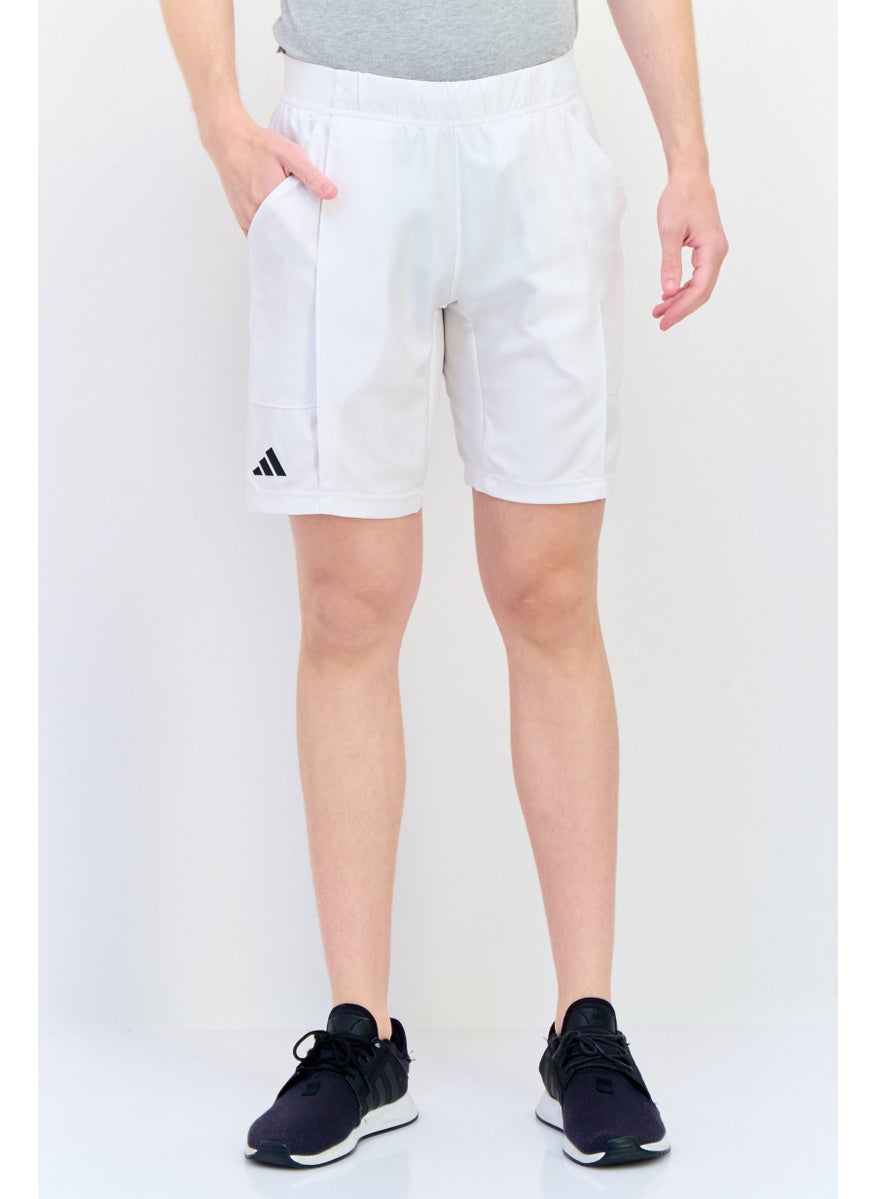 Adidas Men Sportswear Fit Tennis Short, White  - Image 1
