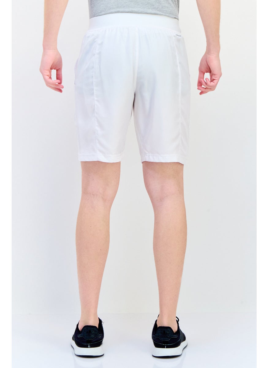 Adidas Men Sportswear Fit Tennis Short, White  - Image 3