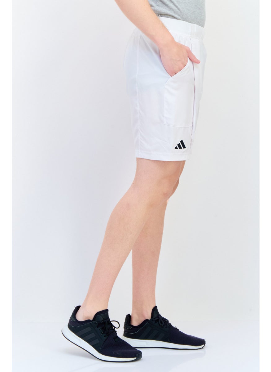 Adidas Men Sportswear Fit Tennis Short, White  - Image 2