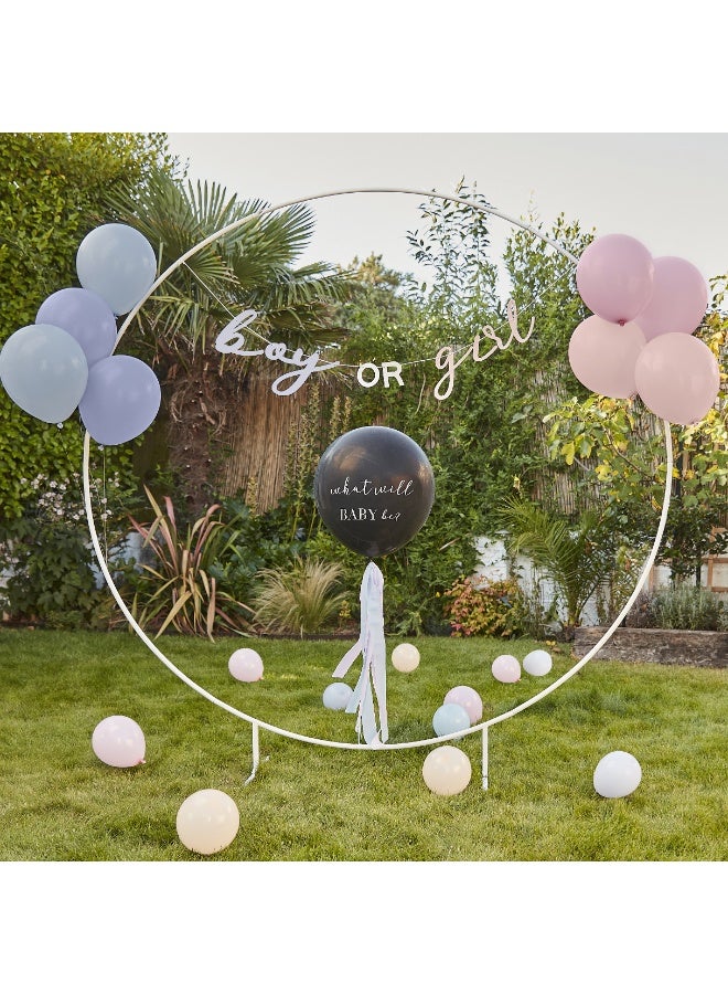 Ginger Ray What Will Baby Be Gender Reveal Balloon Kit - Image 2