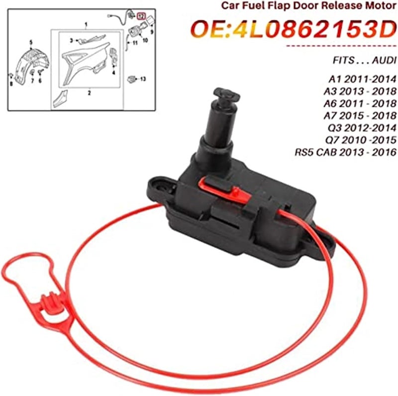 Vuzmode Fuel Tank Cap Lock Actuator Motor - Image 4