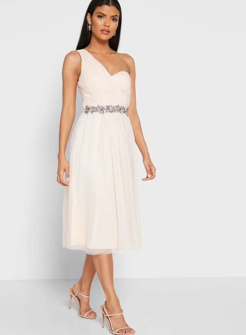 Little Mistress One Shoulder Prom Dress