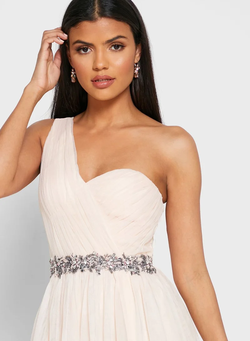Little Mistress One Shoulder Prom Dress