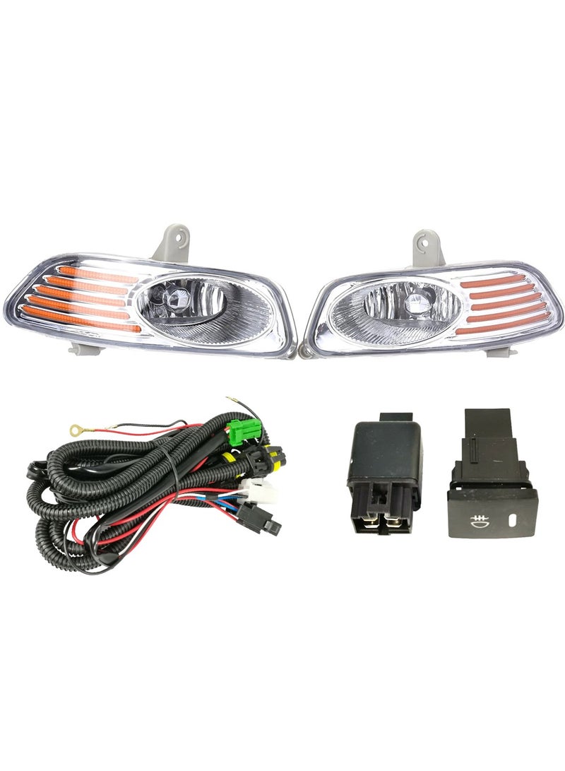 طقم مصابيح الضباب من KASHAFI لسيارة تويوتا كامري 2005 - مصابيح هالوجين عالية الأداء، عدسة زجاجية شفافة، مقاومة للماء والغبار، سهلة التركيب - Image 4