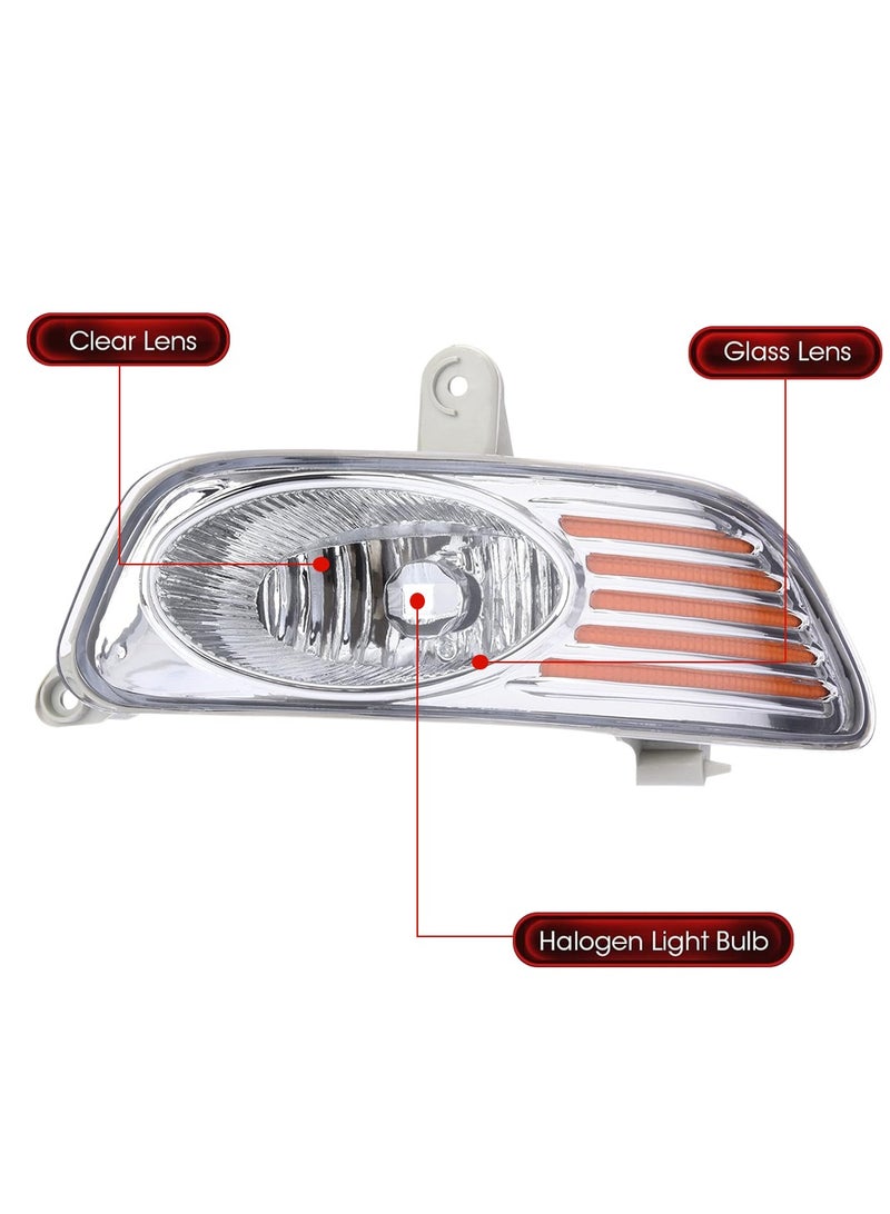 طقم مصابيح الضباب من KASHAFI لسيارة تويوتا كامري 2005 - مصابيح هالوجين عالية الأداء، عدسة زجاجية شفافة، مقاومة للماء والغبار، سهلة التركيب - Image 3