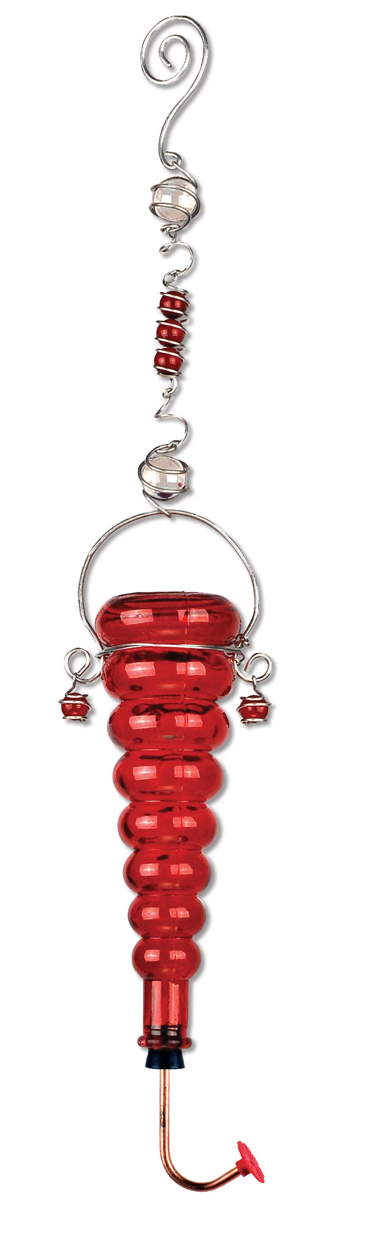 Sunset Vista Designs Garden Rainbows Collection Hummingbird Feeder - Red Bottle - Image 1