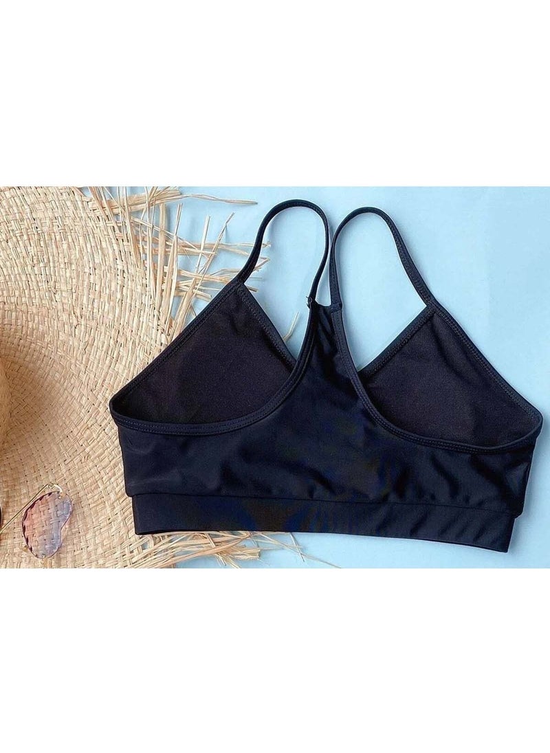 Angelsin Front Gathered Bikini Top  - Image 2