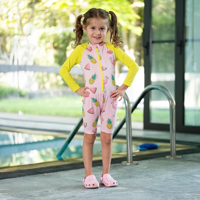 Owli Sunsafe UV Protected Swimsuit Swimsuit Flamingo  - Image 1