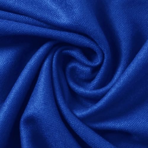 QBSM Womens Royal Blue Large Soft Pashmina Scarfs Evening Dresses Shawls Wraps - Image 3