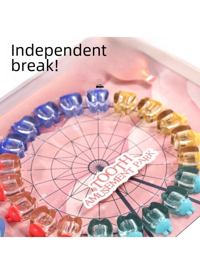 T10 Plastic Frame Toothpick Box Boys Girls Tooth Tissue Storage Memo Box Baby Remembrance Storage Youth Suitable-Color:T10 Plastic Frame Beech Teeth-tooth Paradise-girls  - Image 4