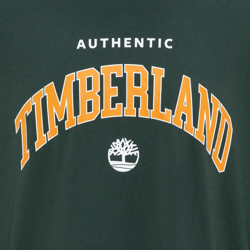 Timberland Green Men's Authentic Long Sleeve Graphic T-Shirt for Men | Best Price UAE