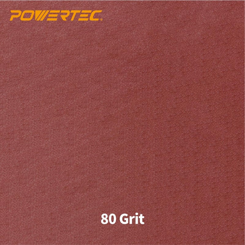 POWERTEC 11204 4.5" Sanding Sleeves for Spindle Sander | 80 Grit | Aluminum Oxide Sandpaper Sanding Sleeves 4-1/2” Long in 6 Diameters 1/2”, 3/4”, 1”, 1-1/2”, 2” and 3” – 6 Pk - Image 4