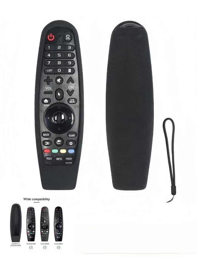 Protective Silicone Remote Case for AN-MR19BA AN-MR18BA AN-MR600 AN-MR650 AN-MR20GA LG Magic Remote Case Remote Cover for LG 3D Smart TV Magic Remote Cover - Image 1
