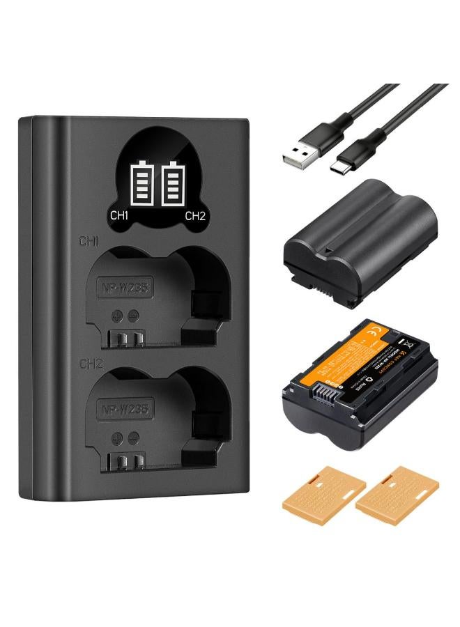 K&F Concept Battery Kit with Dual USB-C & Micro-USB LCD Charger - Image 1