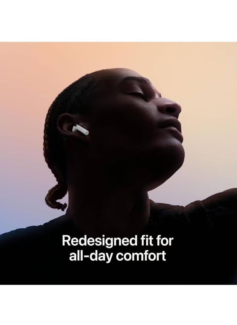 JAJEEK - Wireless AirPods 4 Earbuds | Bluetooth Headphones with H2 Chip, Sweat & Water Resistant, USB-C Case, Personalized Spatial Audio, Up to 30 Hours Battery Life - Image 1