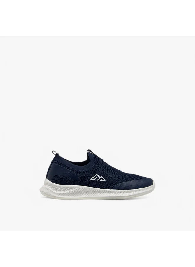 شو اكسبرس Men's Logo Print Slip-On Shoes