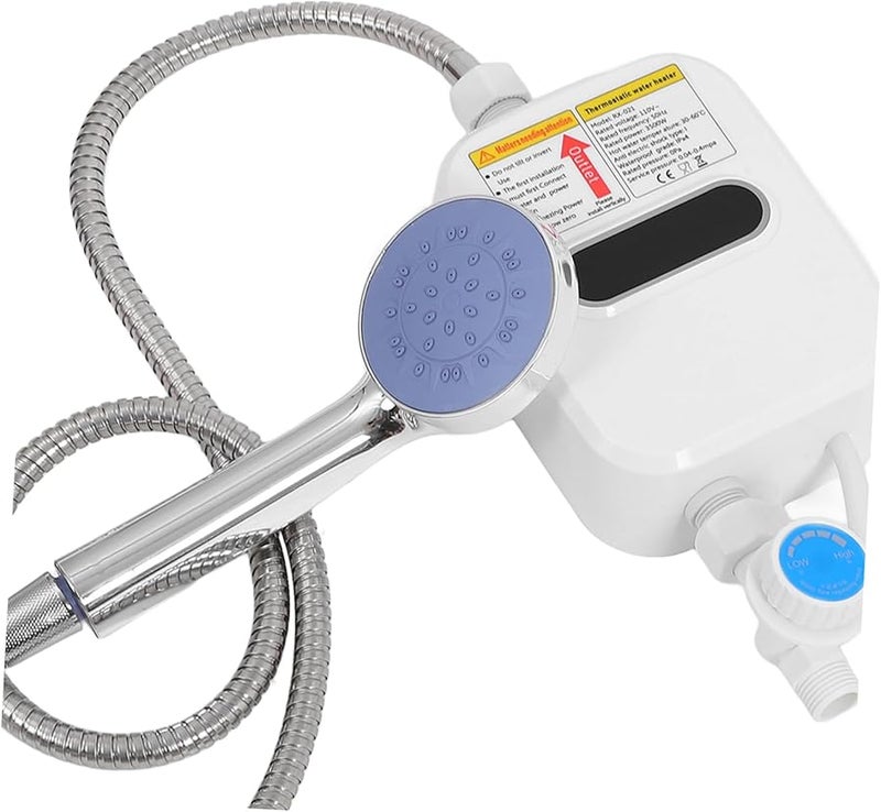 عرض رقمي سخان مياه كهربائي فوري محمول تسخين سريع تحكم في درجة الحرارة ثابت - Image 4