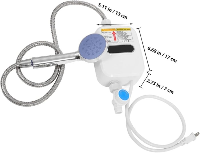 عرض رقمي سخان مياه كهربائي فوري محمول تسخين سريع تحكم في درجة الحرارة ثابت - Image 3