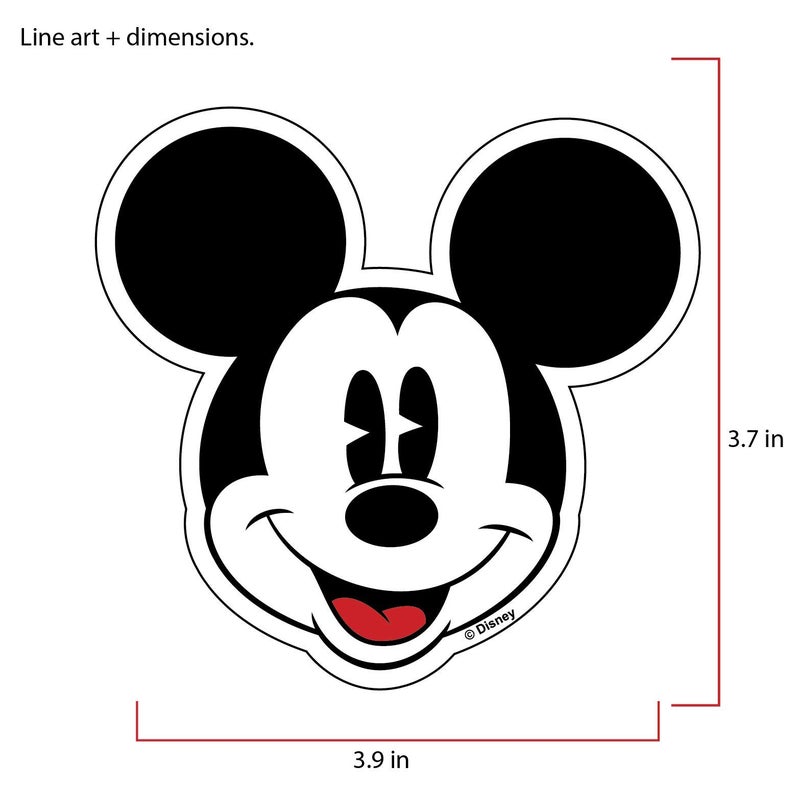 Chroma 41714 Mickey Mouse Aluminum Decal - Image 3