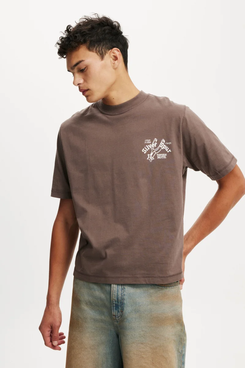 Cotton On Crop Fit Graphic T-Shirt