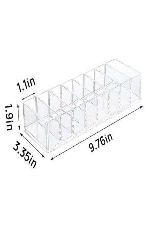 Aparonz 8 Slots Acrylic Compact Holder Powder Eye Shadow Blush Highlighters COSMETIC ORGANIZER (8 Slot Compact Holder) - Image 3