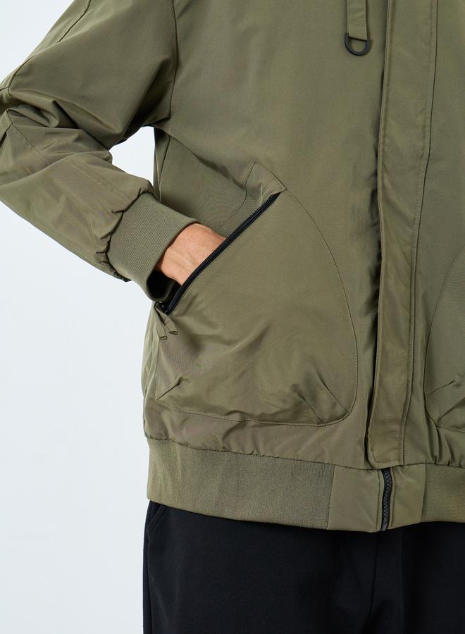 ستايلي جاكيت بومبر سادة - Image 3