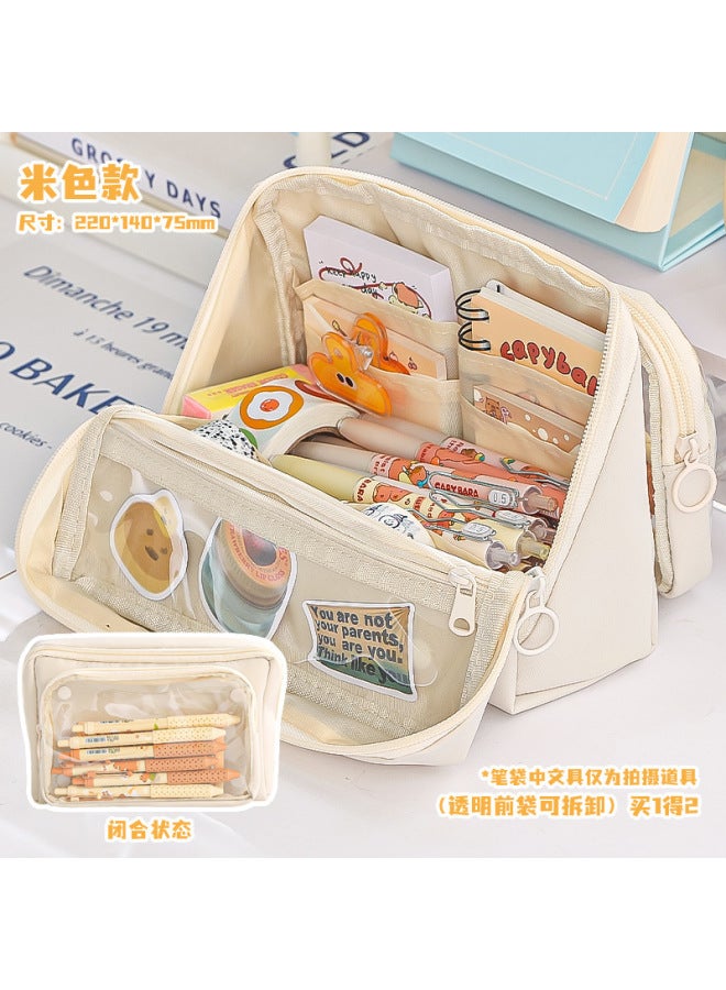 New Nine-layer Large-capacity Pencil Case For Primary School Students, Junior High School Students, Simple Multi-functional Pencil Case
