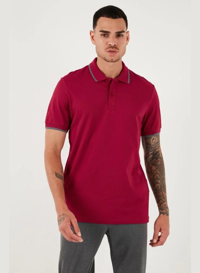 Buratti  Buratti Cotton Regular Fit Polo Neck T Shirt Men's Polo Neck T Shirt 5902063 for Men | Best Price UAE