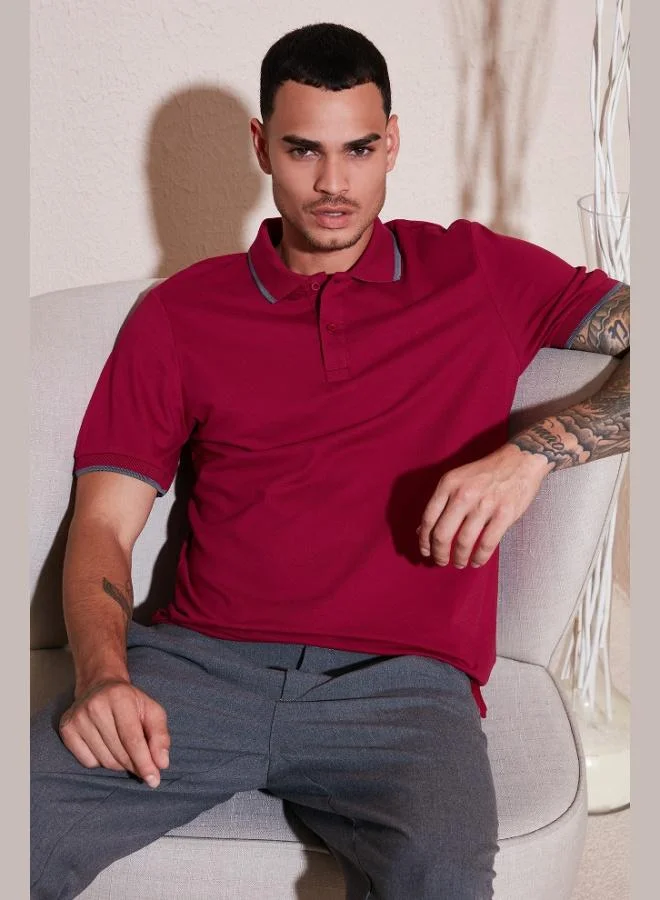 Buratti Buratti Cotton Regular Fit Polo Neck T Shirt Men's Polo Neck T Shirt 5902063