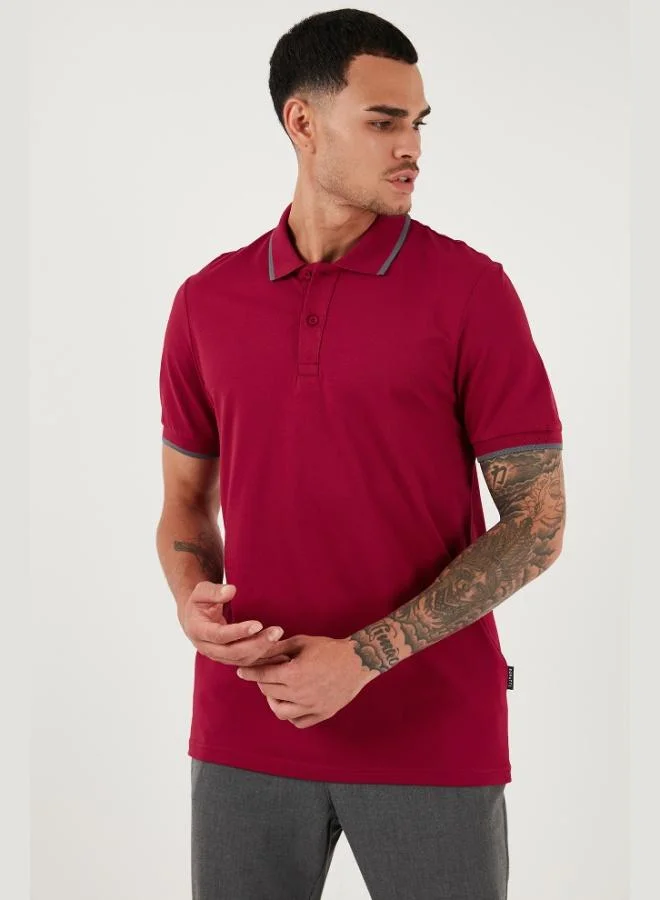 Buratti  Buratti Cotton Regular Fit Polo Neck T Shirt Men's Polo Neck T Shirt 5902063 for Men | Best Price UAE