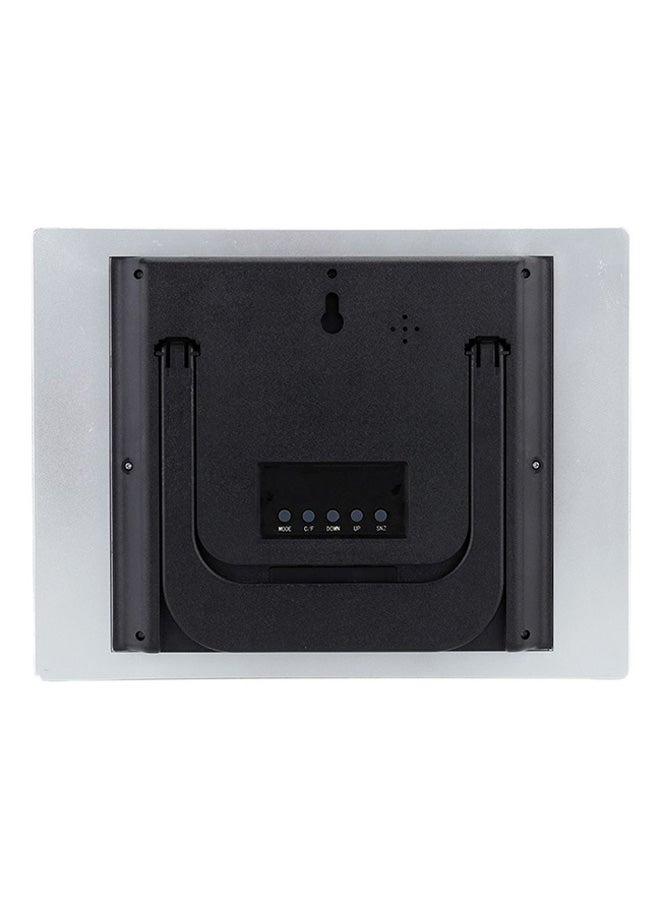 OUTAD Digital LED Home Office Decor Wall Clock Silver - Image 4