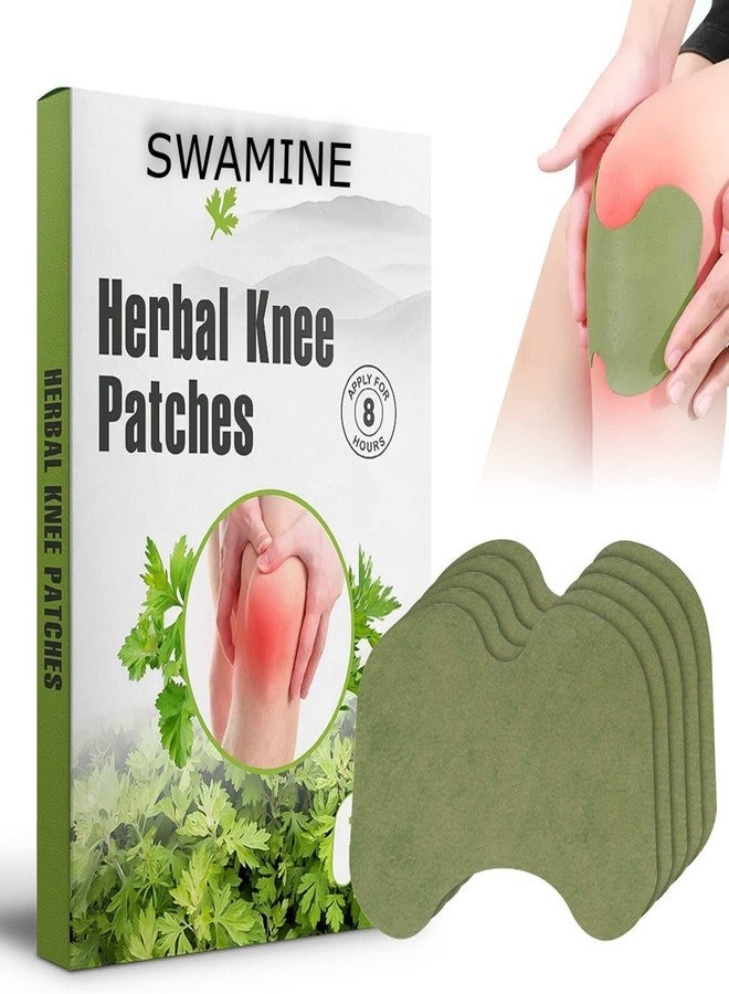 SWAMINE Herbal Knee Pain Relief Patches Arthritis Inflammation Patch Sticker | Instant Relief from Knee Pain | Joint Knee Pain Relief Products Natural Wormwood Extract Patch for Knee Pack Of 10 - Image 1