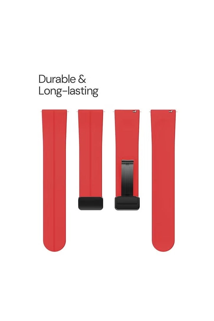 UMIXPRO Silicone Watch Band For CMF by Nothing Watch Pro Watch Pro 2 Watchband Bracelet Magnetic Folding Buckle Soft Silicone Replacement Straps for Men Women - Image 3