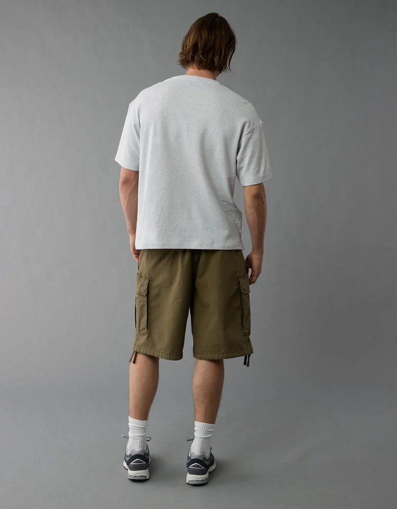 امريكان ايجل تي-شيرت واسع 24/7 مزيّن بطبعة