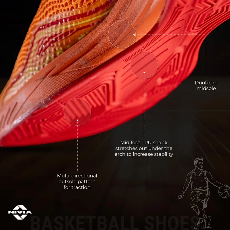 Nivia  NIVIA174 Men's Basketball Shoes for Men | Best Price UAE
