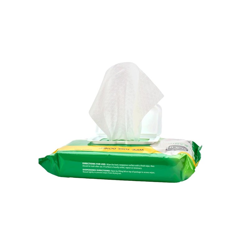 PDI Sani-Professional Cleaning Wipe, Multi-Surface, Fresh Scent, Non - Streak, For Kitchen, Restaurant Tables, Glass, Treated Wood, 90 Count, Pack of 12 (1080 Total Wipes) - Image 4