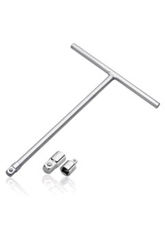 Neiko 01135A 3 8 Drive T Handle Wrench 11 Length Includes 1 4 And 1 2 Adaptors Cr V Steel  - Image 1
