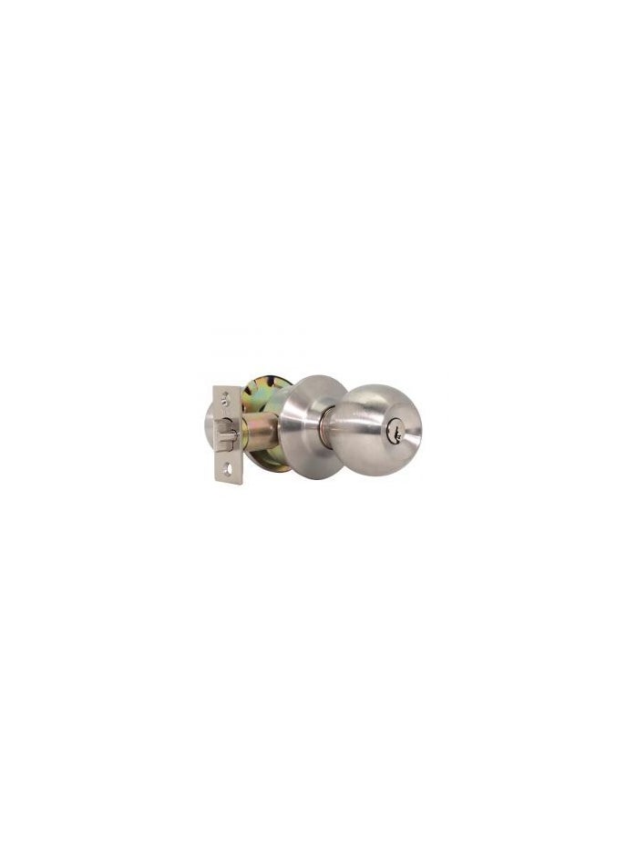 Yale - Yale Cylindrical Knobset Entrance Adjustable Latch 60/70mm Satin Stainless Steel - Image 1
