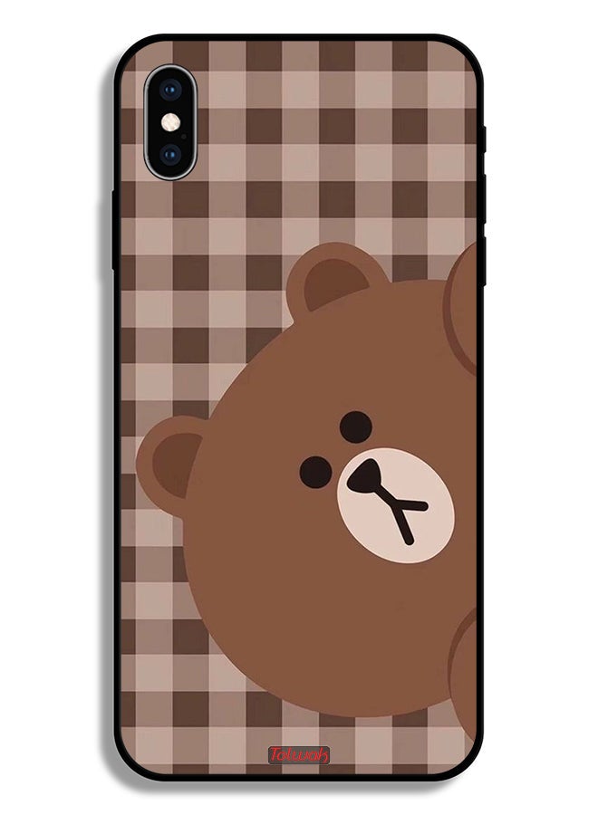 Tolwak Apple iPhone XS Max Protective Case Teddy Bear - Image 2