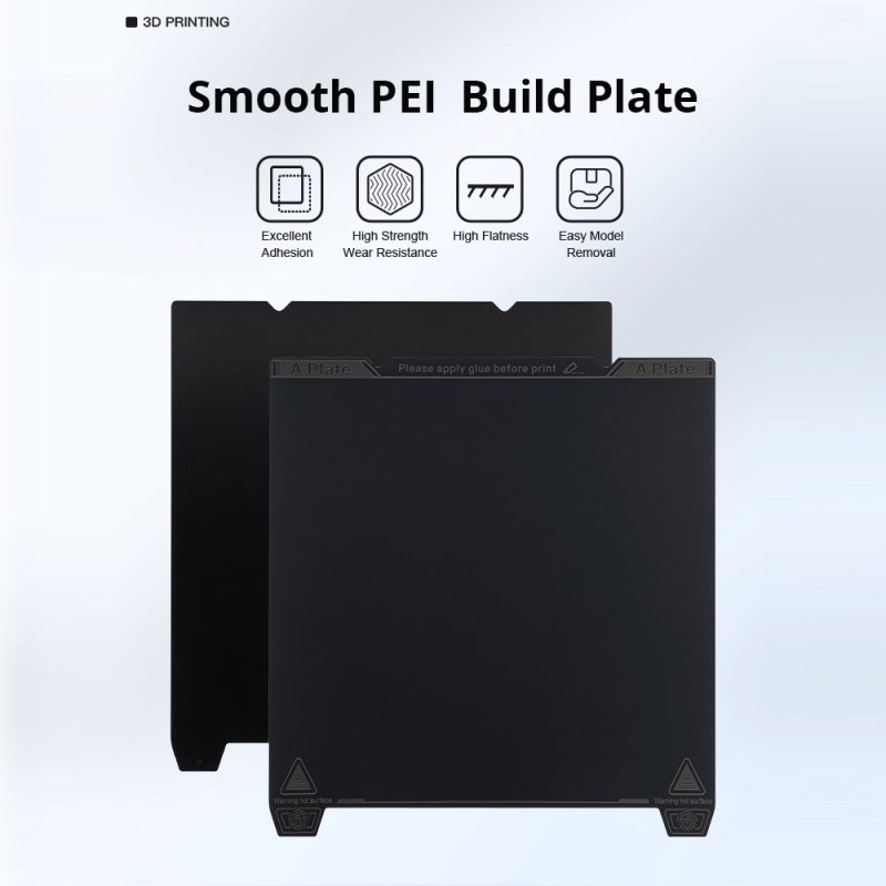 K1 Max Build Platform: Black High-Strength Spring Steel PEI Build Plate Kit - Smooth Flat Model Surface, Tool-Free Easy Removal for 3D Printing Enthusiasts - Image 5