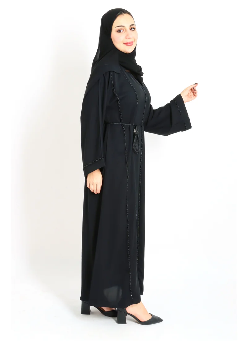 IKKXA Handwork Emirati Abaya AIK5027
