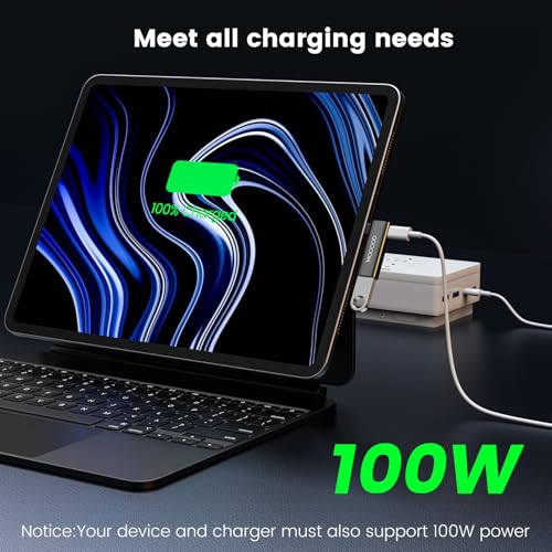 MOGOOD 2-in-1 USB C OTG Adapter with 100W PD Charging, USB 3.0 Port, Right Angle for Galaxy S24, Quest 3, iPad, Chromecast, Pi-KVM – Data & Charge Simultaneously - Image 4