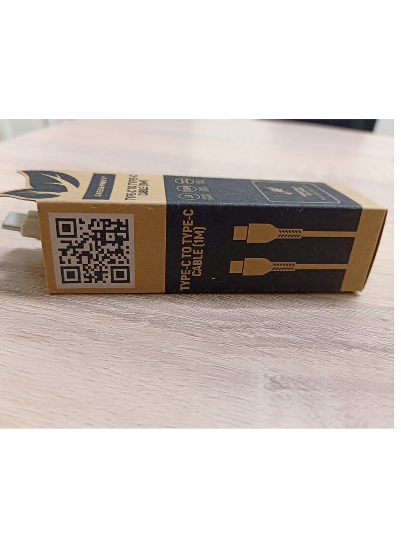 GREENMNKY TYPE C TO TYPE C CABLE 1M - Image 2