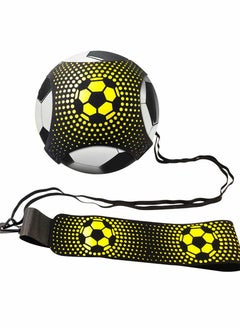 Football Kick Trainer Football Training Equipment Soccer Training Aid Football Skills Improvement Solo Practice for Kids Adults Hands Free Universal Fits All Size Footballs