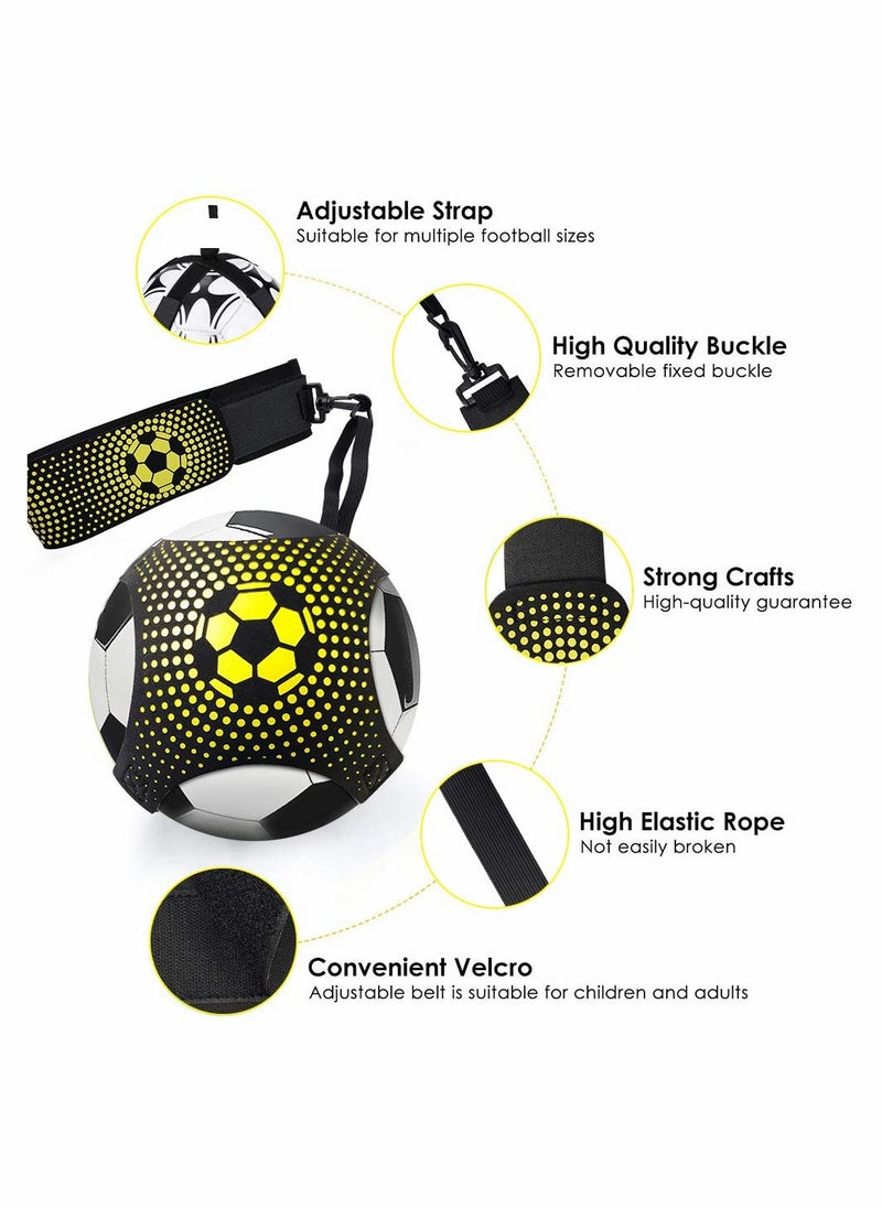 KASTWAVE - Football Kick Trainer Football Training Equipment Soccer Training Aid Football Skills Improvement Solo Practice for Kids Adults Hands Free Universal Fits All Size Footballs - Image 1