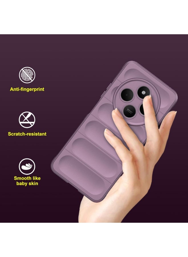 Premium Protection Back Silicone Case Compatible with Xiaomi Redmi 14C 4G/Redmi A4 5G/Poco C75 5G Magic Shield Shockproof Case with Camera Protection (Lavender) - Image 2