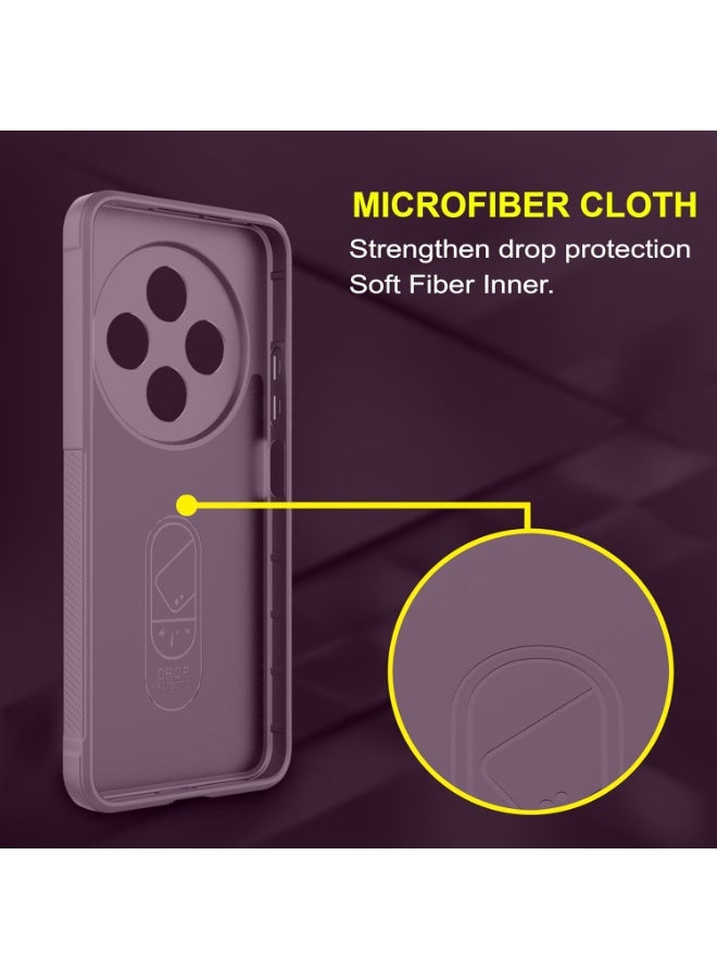 Premium Protection Back Silicone Case Compatible with Xiaomi Redmi 14C 4G/Redmi A4 5G/Poco C75 5G Magic Shield Shockproof Case with Camera Protection (Lavender) - Image 4
