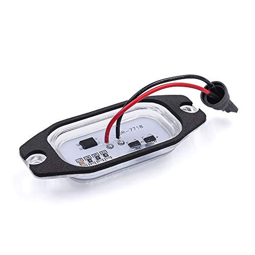 NSLUMO LED License Plate Lights Compatible w/ 2007-2014 To'yota FJ Cruiser, 91-97 FJ80 Land Cruiser, OEM Led Number Lamps Replacement Canbus Error Free 6000K Xenon White Led Rear Tag Light Kit - Image 4