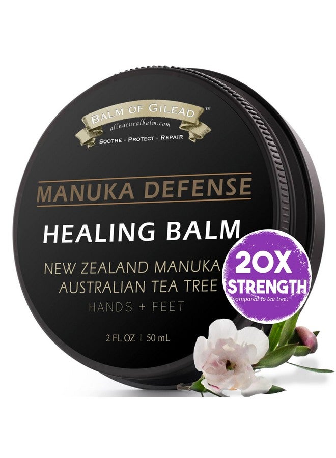 Balm of Gilead Tea Tree Balm - Foot Cream with Tea Tree and Manuka Oil, Intensive Moisture for Itchy Feet, Softens Skin Irritations, Balm for Eczema, Rashes, Dry Skin By Balm of Gilead (2 fl oz) - Image 1