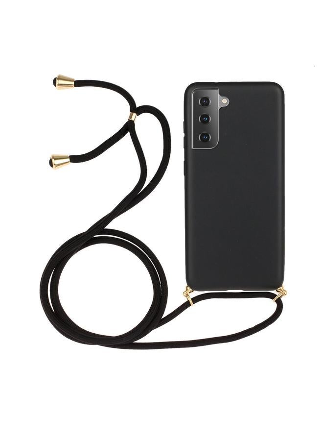 S-TOP Case For Samsung Galaxy A25 Global Wheat Straw Material + TPU Phone Case with Lanyard - Image 1